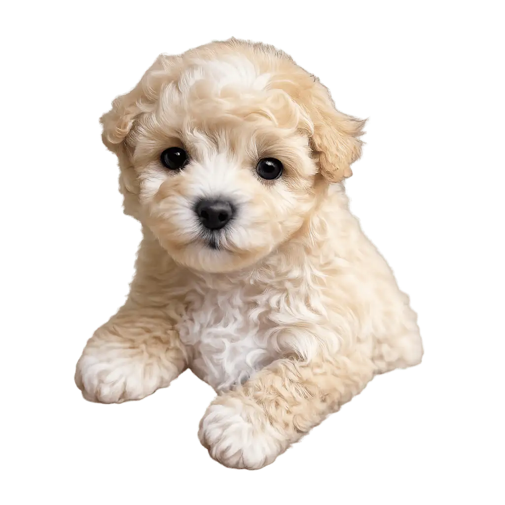 Louie the Moodle puppy